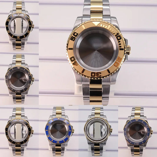 40mm Stainless Steel Watch Cases For Nh35 Nh34 Nh36 Nh70 Eta2824 8215 8205