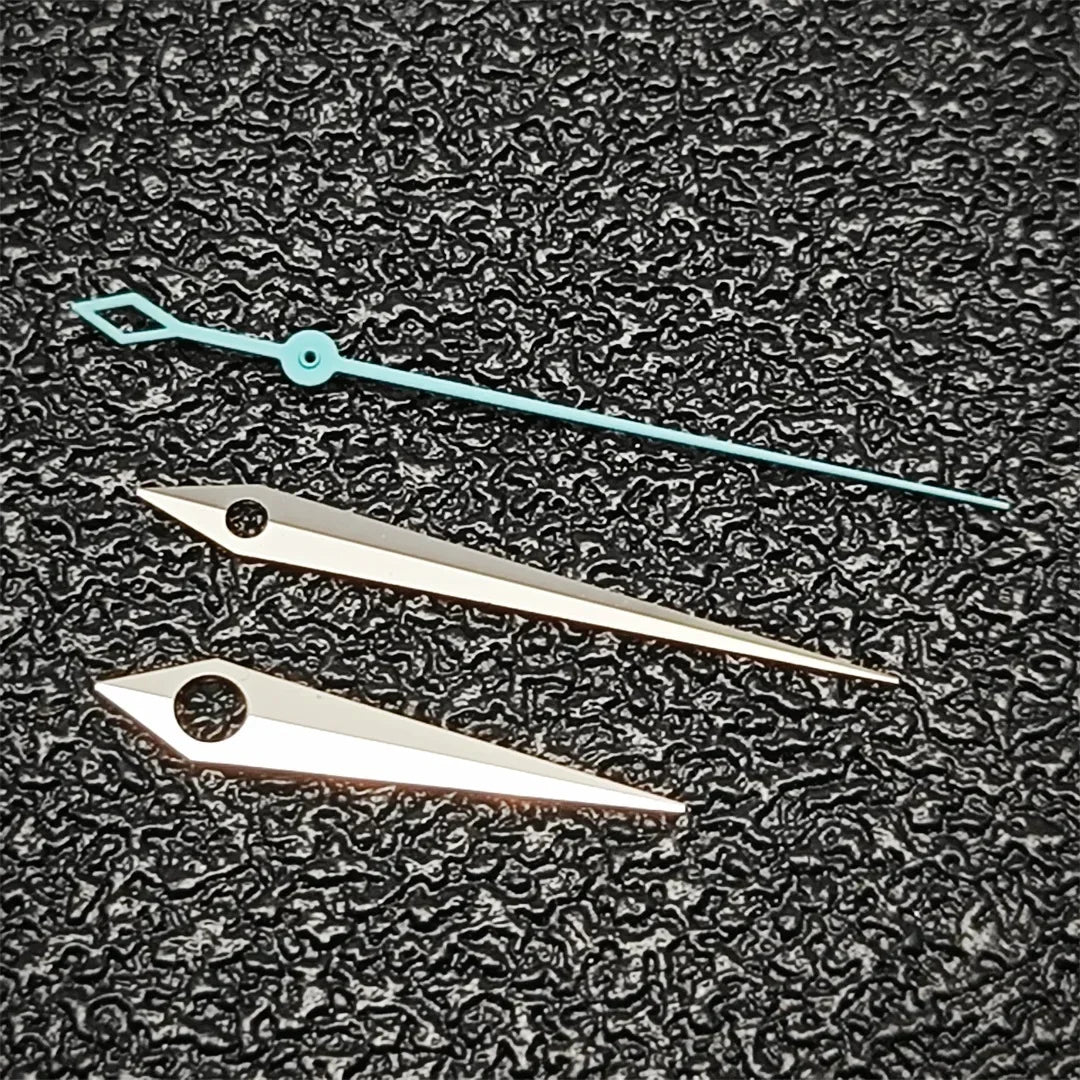 Gold/Rose/Silver/Blue Second Hands Silver Trim Watch Hands for NH35/NH36/NH34