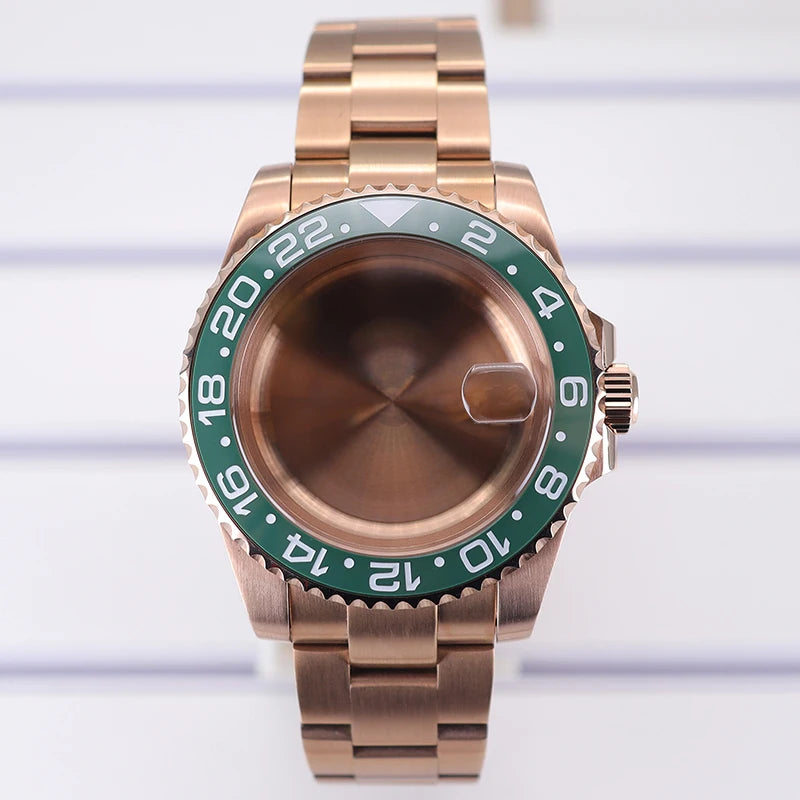 40mm Watch Case For NH35 NH36 NH70/8215/Eta2824 PT5000 NH34 Sapphire Glass