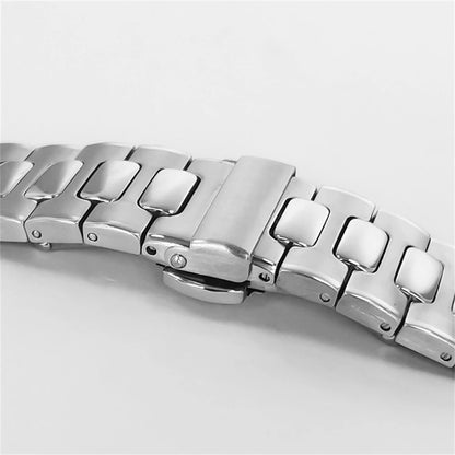 41mm Watch Case Strap for NH35 NH36 4R Transparent Back Cover Shell Watch Band