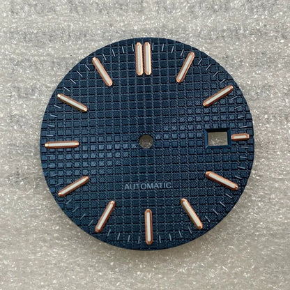 31.8mm Watch Dial AP Customizable Slogo For NH35 NH36 Hands C3 Green Luminous
