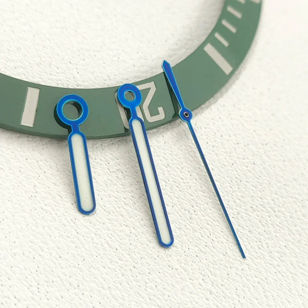 4 Colors Trim Options Green Luminous Watch Hands for NH36 NH35 Movement