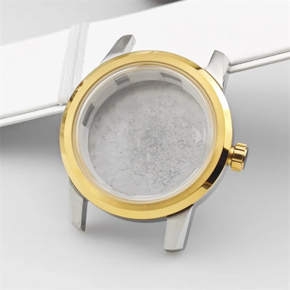 Stainless Steel Watch Case Suitable for 32.5mm Watch Dial for NH35 Movement