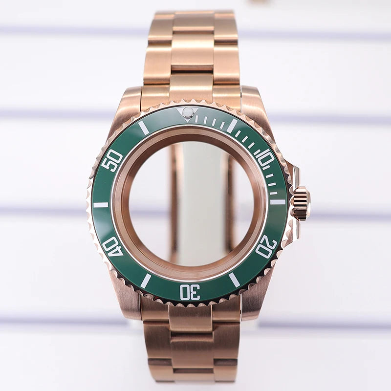 40mm Watch Case For NH35 NH36 NH70/8215/Eta2824 PT5000 NH34 Sapphire Glass