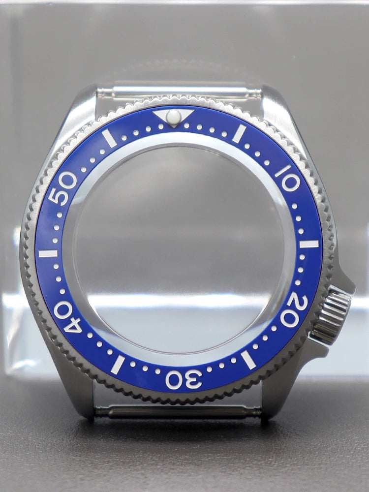 38mm Watch Case Mod Sapphire For Skx013 NH35/36 4R36 Multicolor Ceramic Bezel