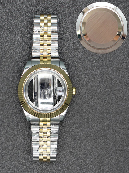 36/40mm Watch Case Sapphire Glass For nh35 nh36 Miyota 8215 28.5mm Dial Datejust