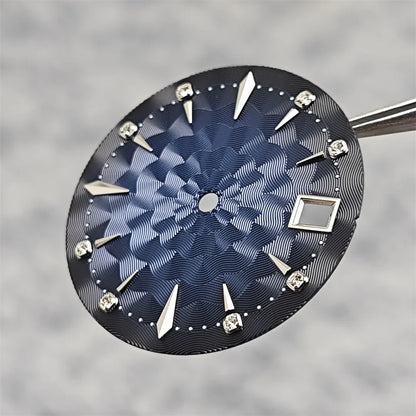 33mm Bubble Crystal Women's Cocktail Steel Watch Case for NH35/NH36/4R35A/4R36A