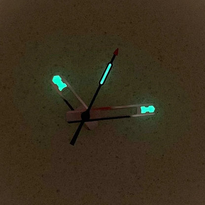Skeleton Silver Green Luminous Watch Hands for NH35/NH34/NH36/4R/7S/NH70