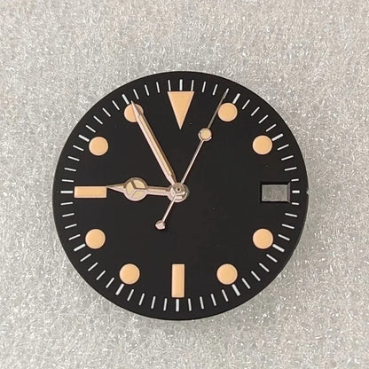 28.5mm Retro Submarine Dial And Hand With 369 Digits Suitable For NH34 NH35 NH36