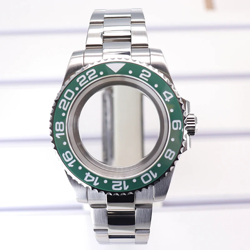 40mm Watch Cases Sapphire For Nh35 Nh36 Nh34/38 Nh70 Miyota 8215 Eta 2824 PT5000