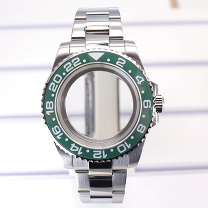40mm Watch Cases Sapphire For Nh35 Nh36 Nh34/38 Nh70 Miyota 8215 Eta 2824 PT5000