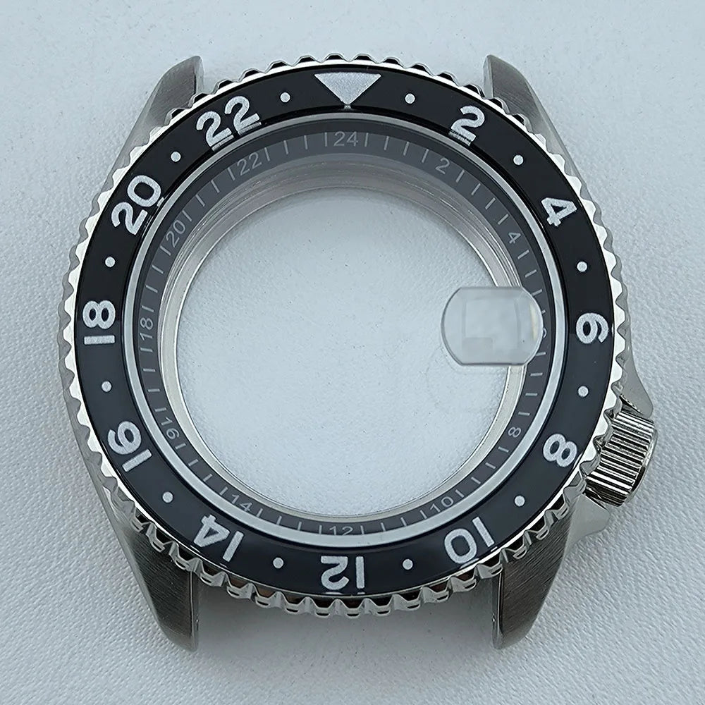 316L Stainless Steel Watch Case with Bezel for NH35 NH34 Movement Fit 28.5mm Dial