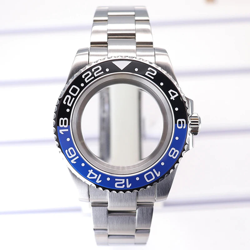 40mm Watch Cases Sapphire For Nh35 Nh36 Nh34/38 Nh70 Miyota 8215 Eta 2824 PT5000