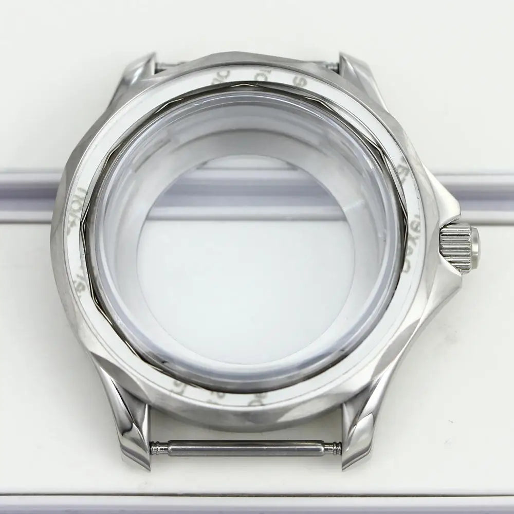 41mm Watch Case Strap Waterproof for Seamaster NH34 NH35 NH36 fit 30.5mm Dial