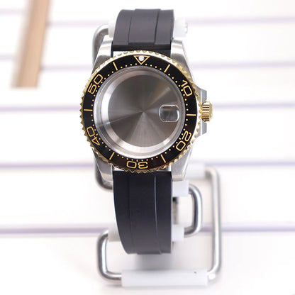 40mm Watch Case Set For GMT SUB Yacht NH34 NH35 NH36 NH39 8215 Eta2824 PT5000