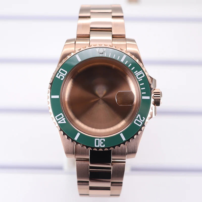40mm Watch Case For NH35 NH36 NH70/8215/Eta2824 PT5000 NH34 Sapphire Glass