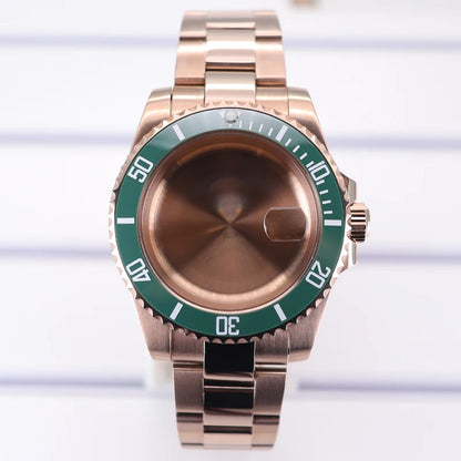 40mm Watch Case For NH35 NH36 NH70/8215/Eta2824 PT5000 NH34 Sapphire Glass