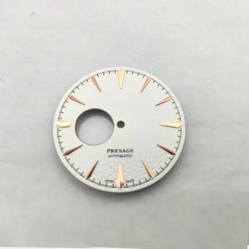 40mm  Steel Watch Case Dial Hands Kit for NH36 NH38 Bubble Mirror Shell Kit