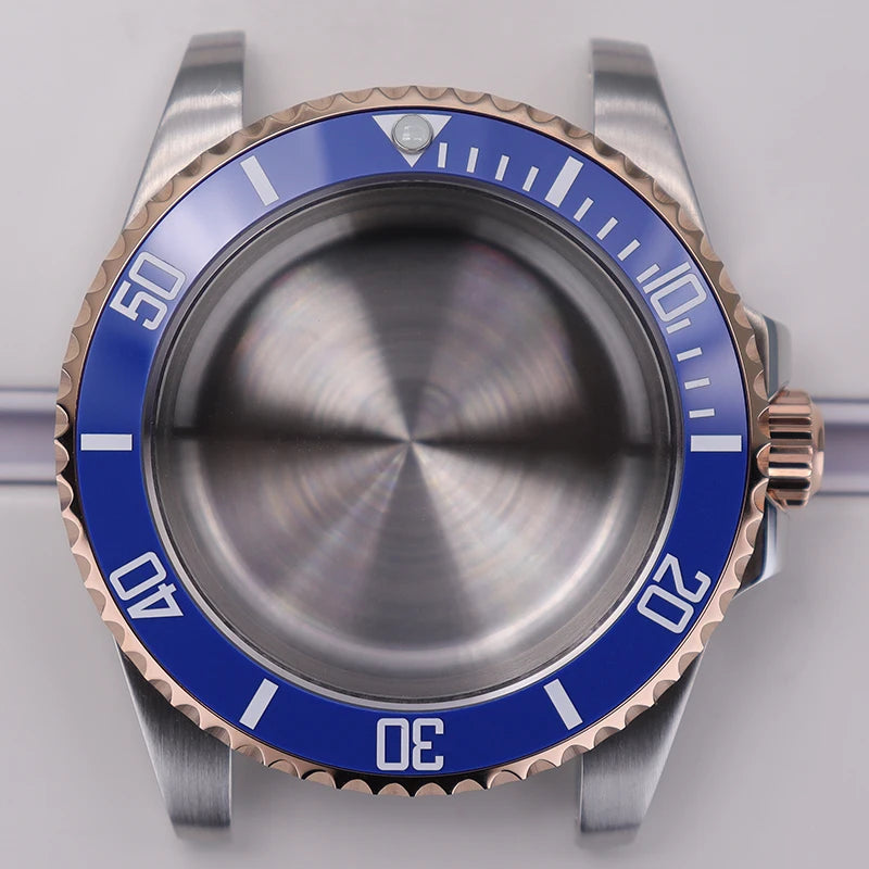40mm Diver Watch Case For 4R NH35/36 NH38 NH70 Miyota8215 Eta2824 Sapphire Glass