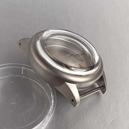 36mm Steel Brushed Watch Case Bubble Sapphire Fit NH34 NH35 NH36 ETA 2824 PT5000