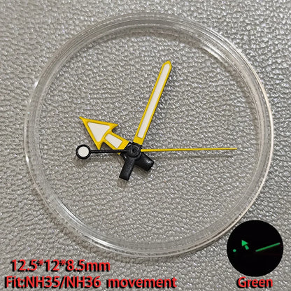 Watch Hands Pointer Luminous C3 Green Suitable for NH35/NH36 ETA 2836 2824