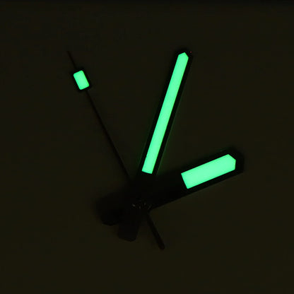Green Luminous Watch Hands For NH35 NH36 Movement Modified Black Tiger Pointer