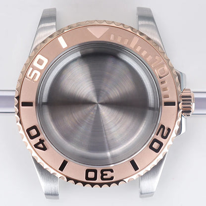 40mm Watch Case For NH35 NH34 NH36 NH70/Miyota8215/Eta2824 PT5000 Slide Buckle