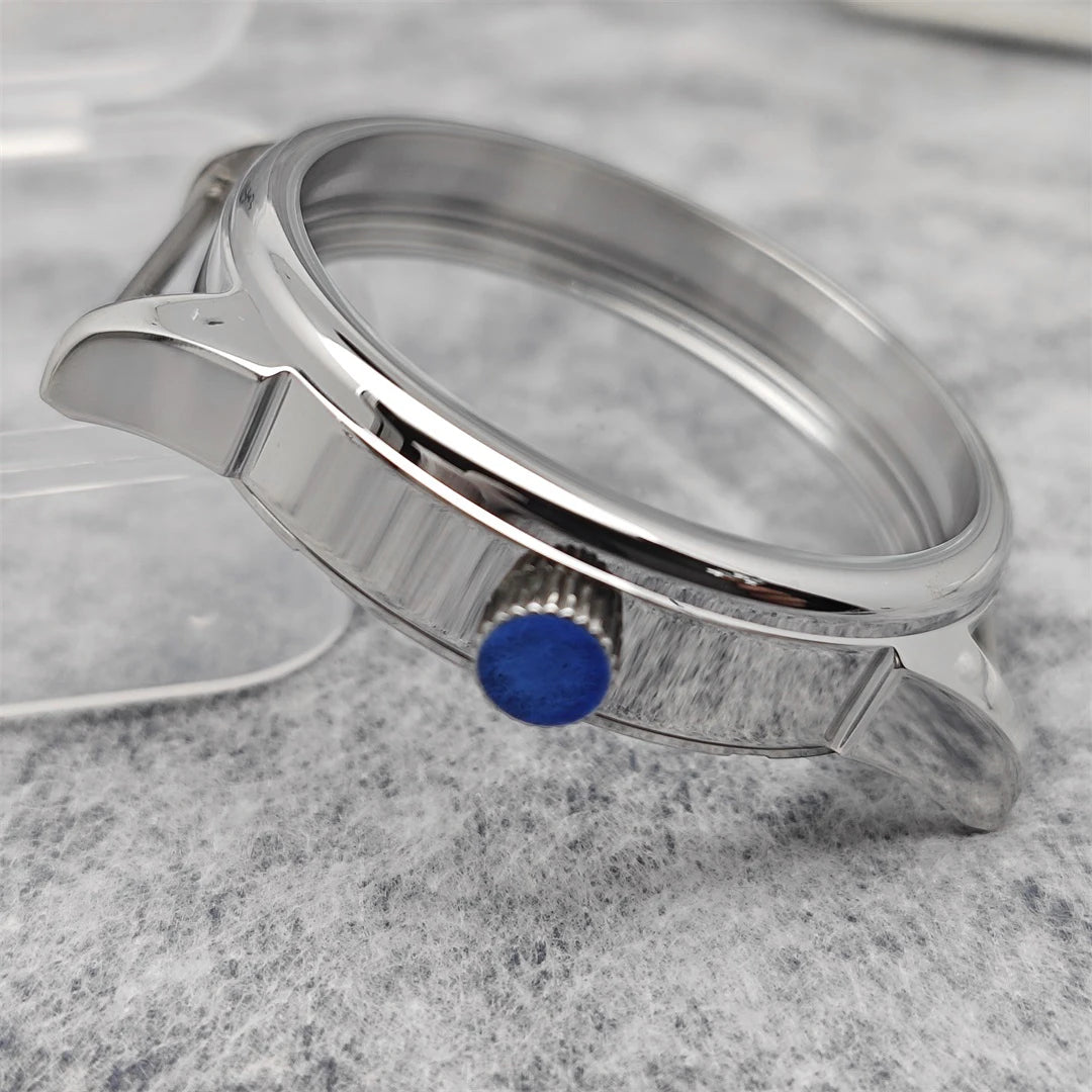 42MM Waterproof Stainless Polished Watch Case for ETA6497 Seagull ST36 Movement