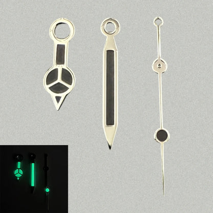 Modified Candy Color Green/Yellow Luminous Watch Hands for NH35/NH36/4R/7S