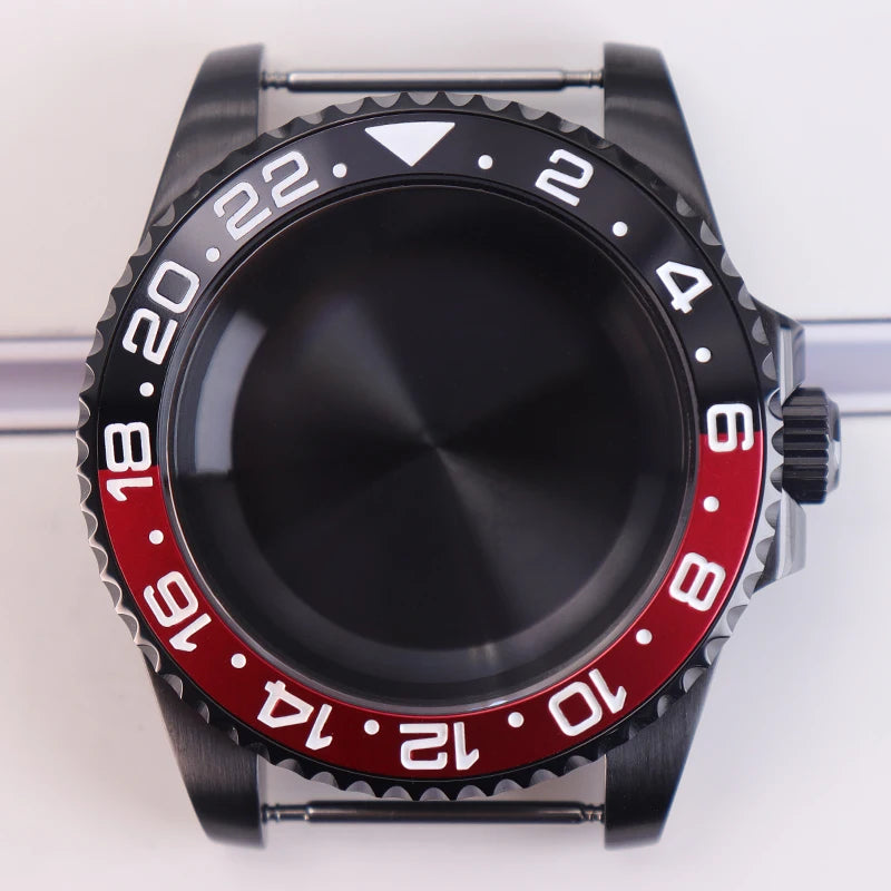 40mm Watch Case For NH34 NH35 NH36 NH38 NH70 4R36 Miyota 8215 Eta 2824 GMT SUB