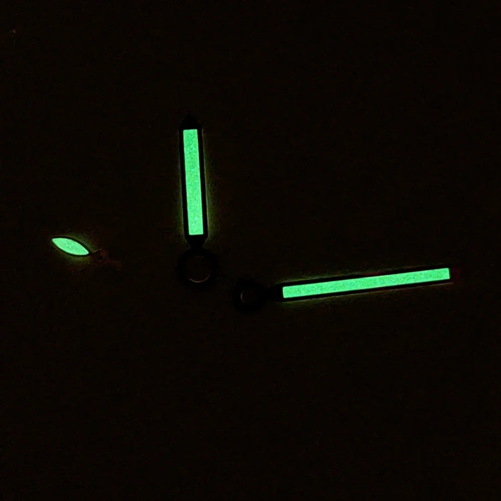 Modified Rose Gold Luminous Watch Hands for ST3600 ST3620 ETA6497 6498 Movement