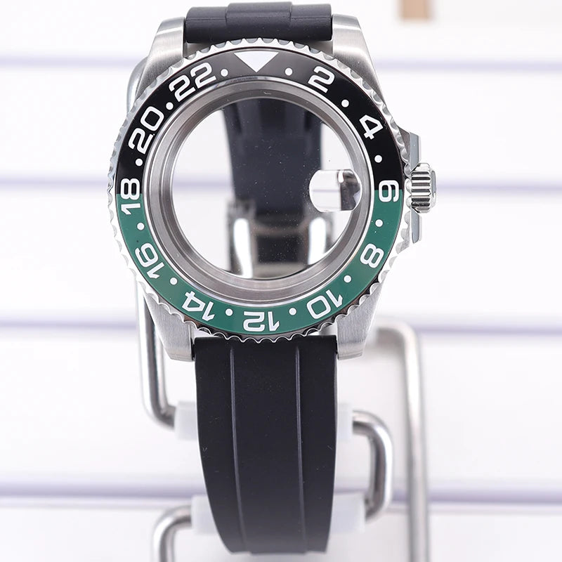 40mm Watch Case For 4R NH35 NH36 NH34/38 NH70 8215 Eta2824 PT5000 Sapphire Glass