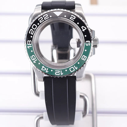 40mm Watch Case For 4R NH35 NH36 NH34/38 NH70 8215 Eta2824 PT5000 Sapphire Glass
