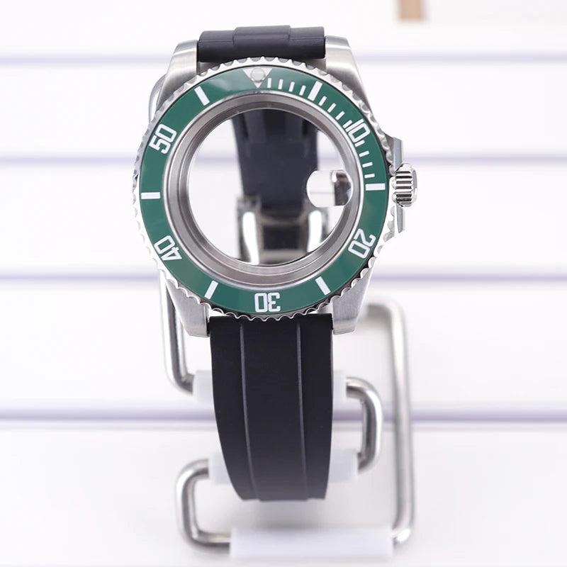 40mm Watch Case For 4R NH35 NH36 NH34/38 NH70 8215 Eta2824 PT5000 Sapphire Glass