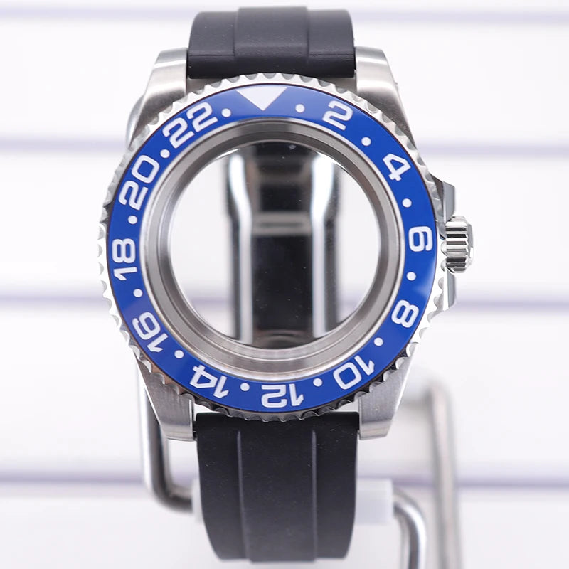 40mm Watch Case For 4R NH35 NH36 NH34/38 NH70 8215 Eta2824 PT5000 Sapphire Glass
