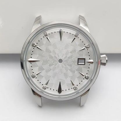 40mm Watch Case 35mm Dial Set Diamond Scale 20mm Strap Cocktail Watch for NH35