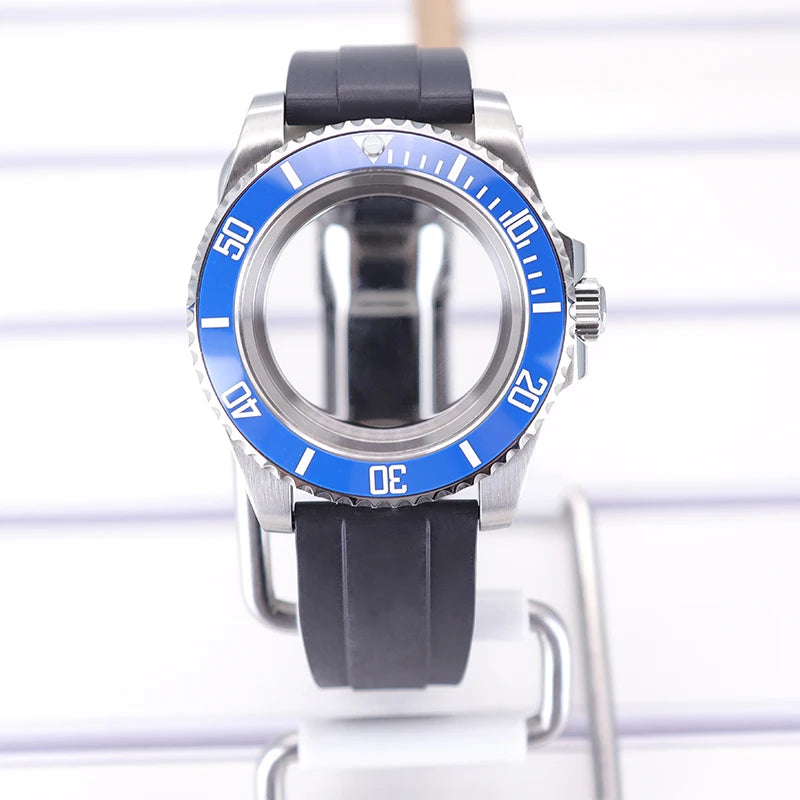 40mm Watch Case For 4R NH35 NH36 NH34/38 NH70 8215 Eta2824 PT5000 Sapphire Glass
