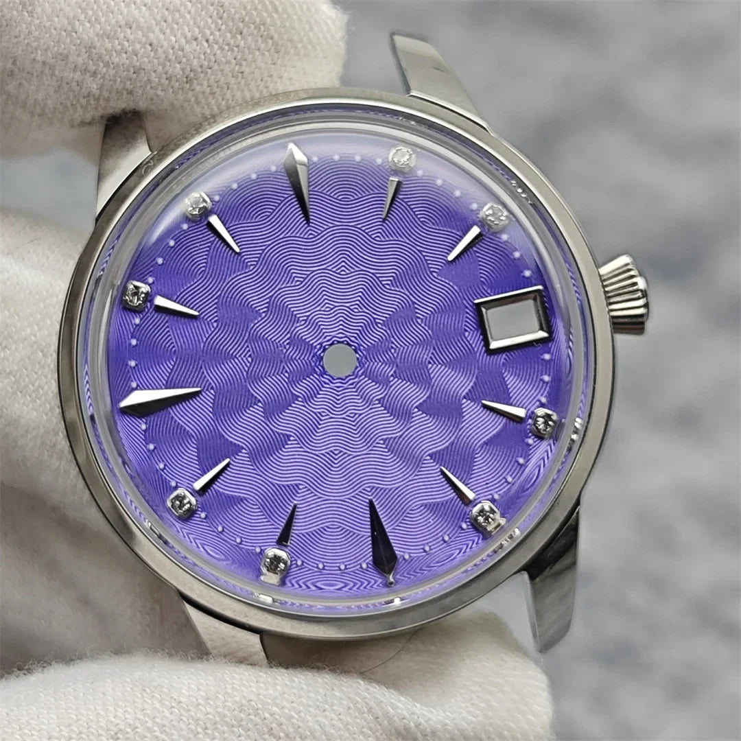 33mm Bubble Crystal Women's Cocktail Steel Watch Case for NH35/NH36/4R35A/4R36A