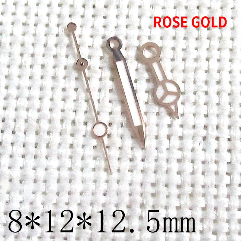 Luminous watch hands for 3135 movement, compatible with Rolex 116655, 116613, 116610 models, ideal for repairs.