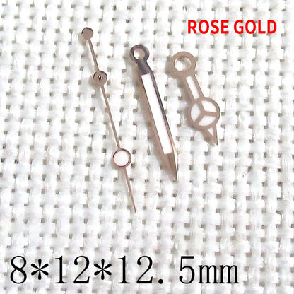 Luminous watch hands for 3135 movement, compatible with Rolex 116655, 116613, 116610 models, ideal for repairs.