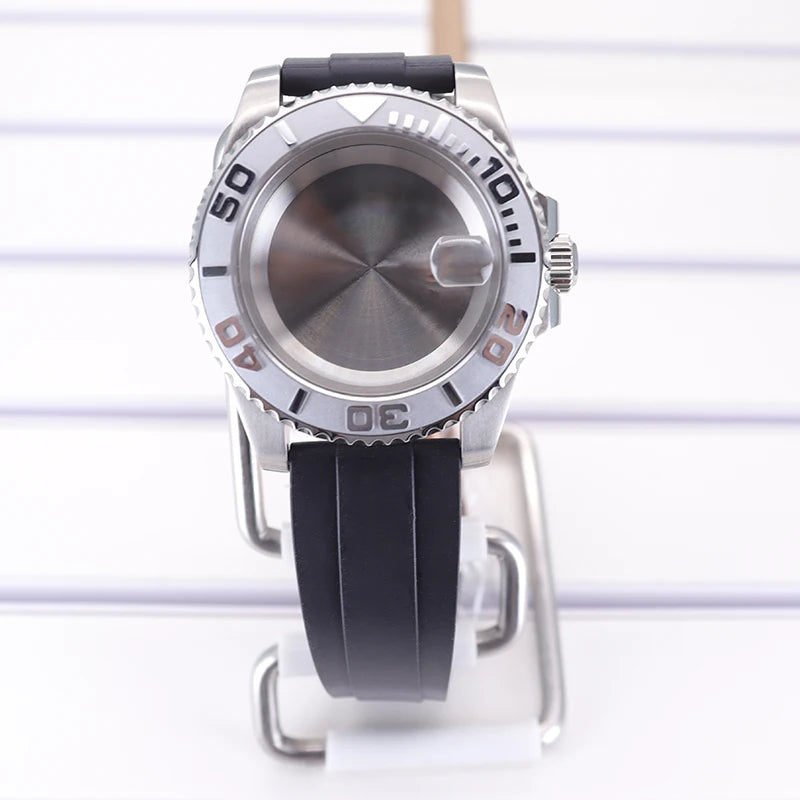 40mm Watch Case For 4R NH35 NH36 NH34/38 NH70 8215 Eta2824 PT5000 Sapphire Glass