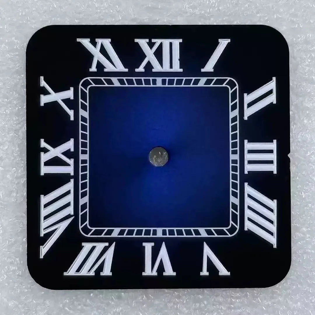 Personalized 27mm Square Roman Multicolor Watch Dial for NH35 NH36 Movement