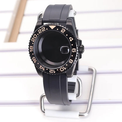 40mm SUB Diving Watch Case Strap For NH35 NH36 NH34 8215 Eta 2824 28.5mm Dial