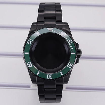 40mm Watch Case PVD Strap Sapphire For NH35 NH36 NH34 ETA 2824 8215 GMT SUB