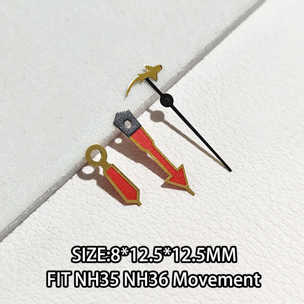 Watch Hands Luminous Suitable For NH35 NH36 Movement Personalized Second Hand