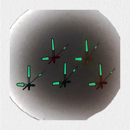 Modified CandyColor Green Luminous Watch Hands for NH35/NH36/4R/7S Movement