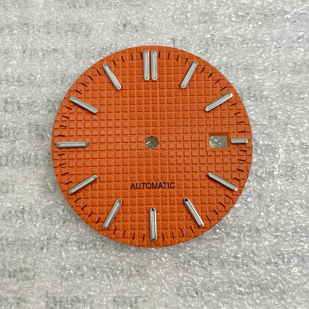 31.8mm Watch Dial AP Customizable Slogo For NH35 NH36 Hands C3 Green Luminous
