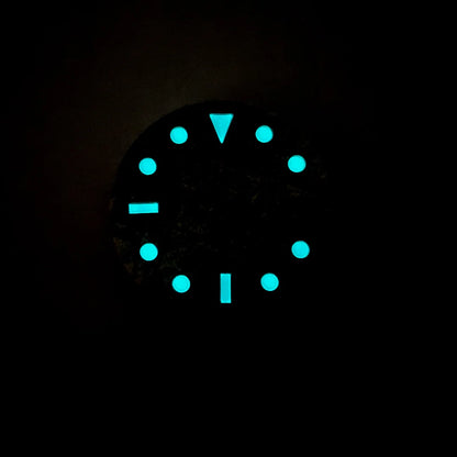 28.5mm Meteorite with Blue Luminous Compatible with NH35 4R35 NH36 Movement