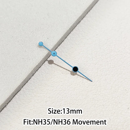 Green/Blue Green Luminous Watch Hands Fit NH35 NH36 Personalized Second Hand