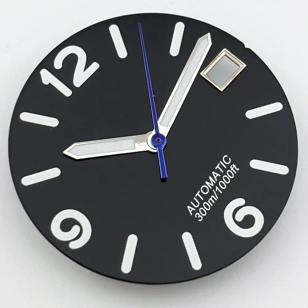 Multicolor Font 28.5mm Watch Dial C3 Green Luminous for NH35 NH36 Movement